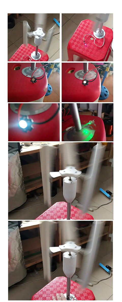 Vertical Axis Wind Turbine Kit With Three Phase Permanent Magnet Generator for home projects