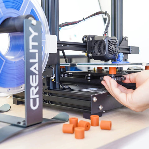 Installing 3D Printer Bed Leveling Upgrade Kit With Silicone Column Mounts And Replacement Springs 12 Pack on Creality printer.