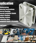 Heavy Duty Industrial Bearing Plate Turntable for Workstations and Displays with listed applications like manufacturing and assembly