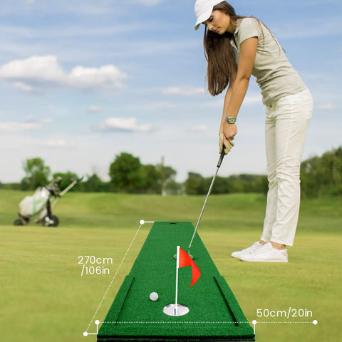 Indoor Outdoor Putting Green Mat That Feels Like Real Turf Pro Grade Non Slip Practice Turf For Home Office Garage Game Changer