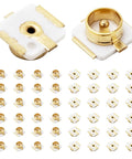 Coaxial RF Connector Set For UFL Solder PCB Mount 50 Pack Socket Kit With UFL Male And Female Elements, top view