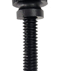 1/4-20 Thread Nylon Thumb Screws, 1 Inch Long, Black, 10 Pack For Easy Grip And Quick Hand Tightening, Secure Fastening In Cabinets, Electronics
