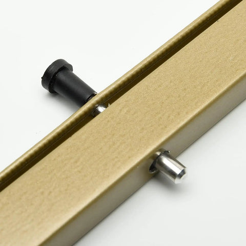 Close-up of a black window screen plunger latch alongside aluminum pins, part of 10 Pack Black Window Screen Plunger Latches Featuring Heavy Duty Aluminum Pins And Spring Loaded Clips For Zero Sweat Track Securing And Reliable DIY Screen Fixes Built Rock Solid For Everyday American Households.