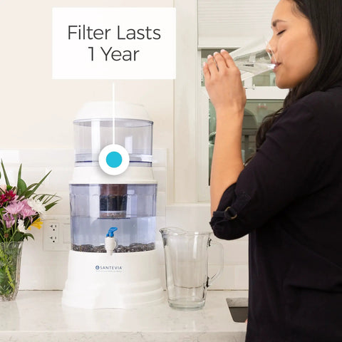 Ceramic Pre Filter Replacement for Gravity Water System Lets You Get Cleaner Water With 0.3 Micron Filtration in home setting