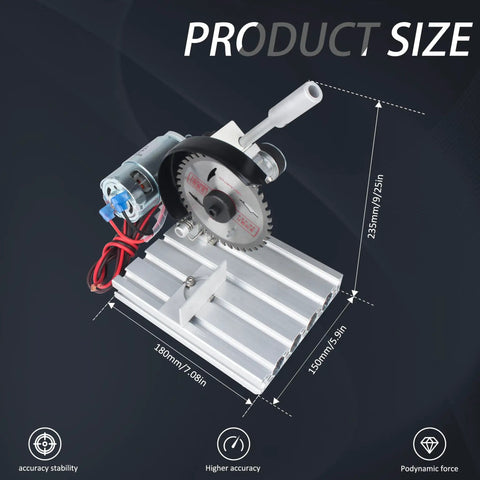 5 Inch Mini Table Saw For Crafts Portable Multipurpose Cutting Machine 110 220V 0 To 45 Degree Adjustable Angle 997 Motor