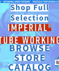 Shop full selection of Imperial tube working products catalog, Made Right badge from 1905 visible, with QR code.