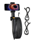 Built Like A Tank Compact Borescope With Flex Head For Snaking Through Tight Conduits On Rough Crewsites Fully Waterproof Industrial Endoscope features flexible probe and smartphone connection.