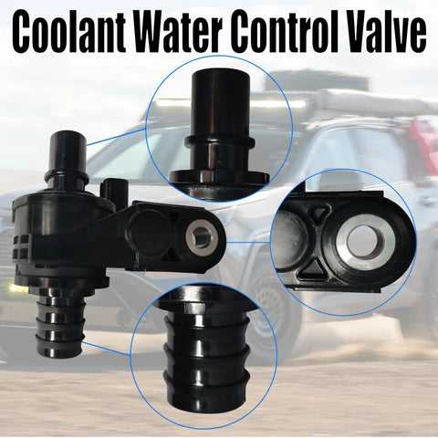 Straight Shooter Coolant Water Control Valve Assembly Compatible With Toyota Camry RAV4 Highlander Sienna And Lexus Engine Cooling System Heavy Duty Direct Fit close-up view