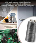 Reliable 150MFD 125VAC CD60 Motor Start Run AC Capacitor Cylinder Type Replacement with appliances and motor