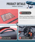 Inflatable Surf Wing For Kitesurfing And Wind Foil Handheld Water Wing For Adults And Beginners Durable TPU Coated Polyester Quick Setup Ideal For Outdoor Fun And Water Play Rad Red with comfort handle and safety valve