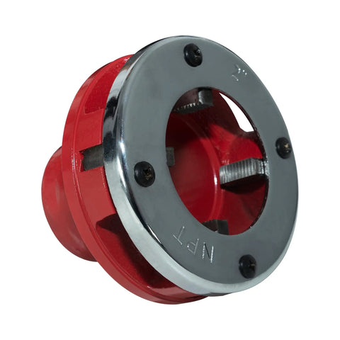Replacement Two Inch Die Head For Ratchet Pipe Threader Kits, Pro Grade Beefy Cast Iron Die, Fits Ratchet Systems, visible