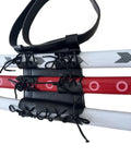3 Sword Holder Belt Bag For Katana And Ninja Swords Adjustable Leather Holster Case with frog strap ring detail
