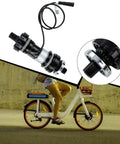 Torque Center Axle Sensor For Bafang Mid Drive Motors, 73mm Bottom Bracket Steel Power Assist Sensor With 6-Pin Cable on e-bike