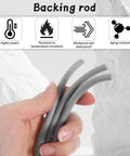 Grab This Cool 26 Ft Backer Rod For Your DIY Projects! This Slick 1/4 Inch Foam Strip shown in hand, highlighting flexibility.