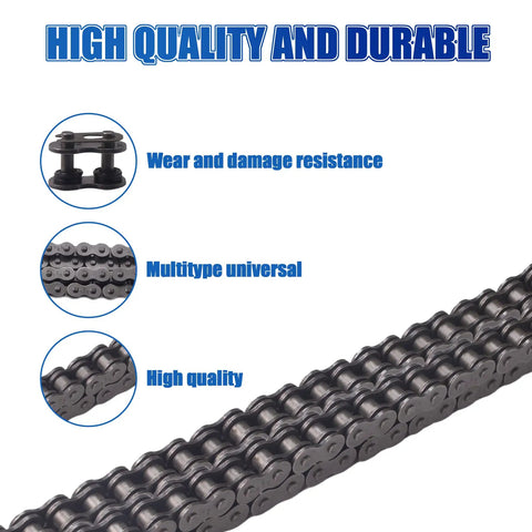 Image of 525 X Ring Chain With Chain Breaker Kit, 110 Links With Master Link for street bikes and ATVs, focus on high quality and durability.