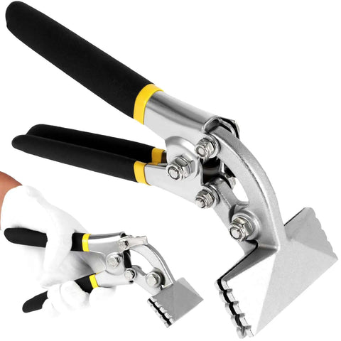 Heavy Duty 3 Inch Alloy Steel Sheet Metal Bender Hand Seamer With Straight Jaw Portable Metal Flattening Pliers Manual Clamp