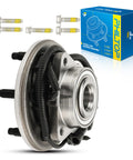 Front Wheel Hub Bearing Assembly For Mountaineer 2002 To 2005, Explorer 2002 To 2005, Aviator 2003 To 2005 With Abs Sensor, 5 Lug, Bolt Circle 114.3Mm, Pilot Diameter 81.9Mm, Flange With 3 Bolts
