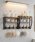 32-Inch Wall Mount Coat Rack With Shelf Must-Have 4-In-1 Key Holder Mail Organizer 12 Hooks Entryway Storage