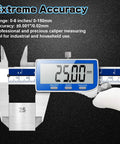 Ultra Accurate 0-6 Inch Digital Caliper With Extra Large LCD Screen IP54 Waterproof Stainless Steel Vernier Caliper in use