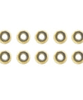Round Carbide Milling Inserts R6 For Lathe Machining Steel And Stainless Steel For Metalworking Pros 12mm Diameter 4.8mm Thick Durable RPMT1204