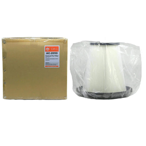 Conical Pre Filter High Efficiency Replacement 200900050 590430201 For Pullman Ermator S13 S26 S36 F26 G22 Husqvarna G22