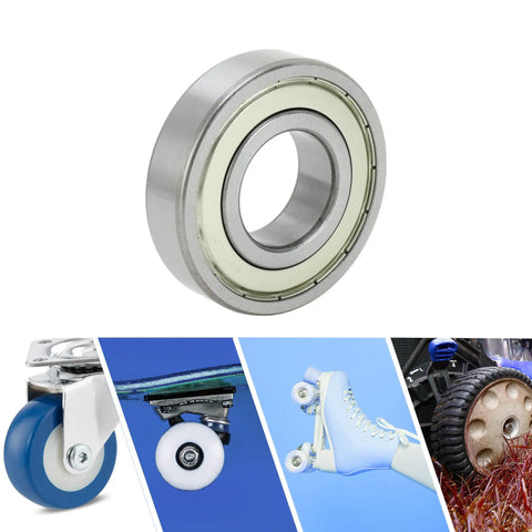 6309ZZ Deep Groove Ball Bearing P0 45x100x25mm Pre Lubricated With Double Metal Seal for wheels and machinery applications.