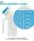 Portable Male Urinal Bottle 35 Oz With Screw On Lid On The Go Spill Proof Nighttime Urinal For Men Travel Urinal For Seniors