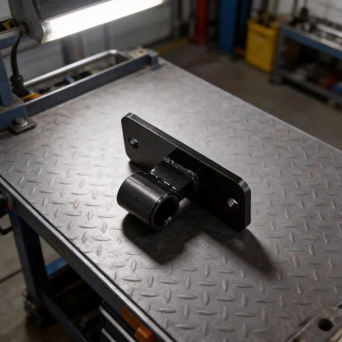 Heavy Duty 58 Mm Gate Hinges Pack Of 2 Pre Drilled Mounting Holes Rust Resistant Galvanized Iron showing black zinc finish on metal surface.