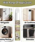 All In One Appliance Touch Up Paint Pen For Quick Fix And Rust Prevention, Bluish White Finish for appliances shown: fridge, washer, air conditioner, dishwasher