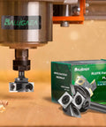 Beefy Spoilboard Surfacing Router Bit With One Quarter Inch Shank And One Inch Cutting Diameter, Four Wing Precision Flattening Bit