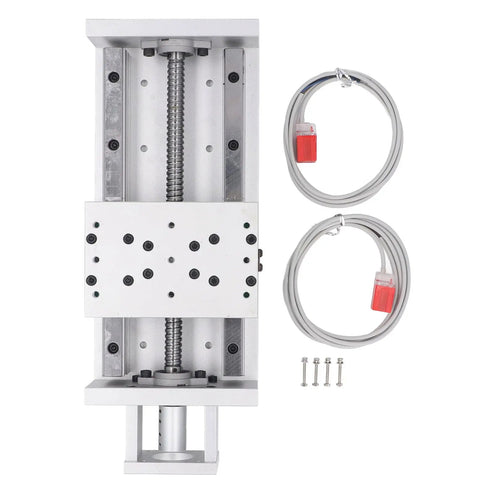 Electric Linear Rail Guide With SFU1605 Ballscrew 16mm Drive 200mm Stroke NEMA23 Motor Aluminum Alloy For CNC Router XYZ