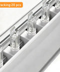 20 Pack Replacement Stems And Gears For Standard Vertical Blinds, Easy Snap On Installation, Durable Tilt And Lift Repair Kit