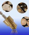 Grab These 3 Pack Ppr Lift Step Bits With 20 25 And 32 Mm Reamers To Smooth Pipe Ends Fast And Easy For Plumbing Jobs That Need Quality Steel Durability. Gold step drill bit for wood, 24 mm steel, with drill and wood chips