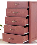 Full Extension Drawer Slides for Cabinets and Furniture, 16 Inch 40 cm Set installed on wooden dresser, open drawers