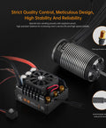 Beefy Motor And E6 Sensored Brushless ESC Combo For RC Cars Three To Eight S LiPo With 200 Amp Continuous Current App Control Ready