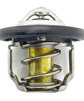 Heavy Duty Diesel Engine Thermostat Rated At 71C Genuine Oem Replacement For Dead Reliable Temperature Control Built Tough Construction And Rock Solid Durability Daily, showing spring and seal.