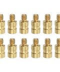 25 Grain Brass Screw In Arrow Insert Weight For Carbon Arrows 6.2mm 0.244 Inch Shaft Field Points Archery Accessory Pack Of 9