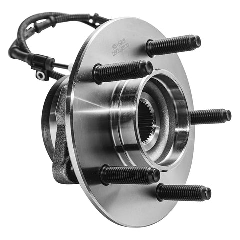 Heavy Duty Front Wheel Bearing Hubs Replacement For 2000 2001 2002 2003 Ford F150 4WD With 5 Stud M14 Studs And 4 Wheel ABS