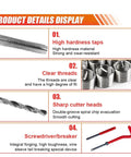 Product details display of M6 x 1.0mm Thread Repair Insert Kit with stainless steel helicoil inserts, showing tap and drill tools.