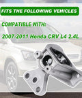 Close-up of Honda CRV Engine Mount Kit 2.4L 2007 2008 2009 2010 2011 Five Piece Transmission Mount Set with car background.