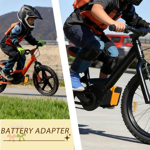 Battery Adapter For Stacyc 12 And 16 Inch Electric Bikes Lets You Use Dewalt 20V And Milwaukee M18 Batteries With Quick Install And A Secure Fit For Longer Rides