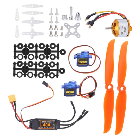 Badass 40A Rc Esc Controller With Dead On Throttle Setup Specs Sg90 Micro Servo Kv2200 Brushless Motor Pair And 6035 Propeller Kit parts layout