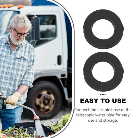 Premium 80PC Black Silicone Garden Hose Washers And O Rings For Faucet Connectors. Tight Seal That Handles Any Weather Without Leaking. Replace Old Rubber Gaskets Now To Save Water And Keep Your Hoses Running Smooth As Butter This Season. Durable Fit For. black silicone hose washer and O-ring set for garden hose connector
