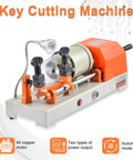 Key Duplicator And Cutter Machine For Locksmiths Easy To Use Copy Tool With Front Clamp Slot And Rear Universal Clamp Automatic Knife Travel For Precise Smooth Key Cuts Every Time, orange key cutter