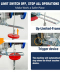 Limit switch and trigger device of 1760 Lb Heavy Duty Electric Hoist With Remote And Wired Control 2 In 1 Lift 110V Hoist