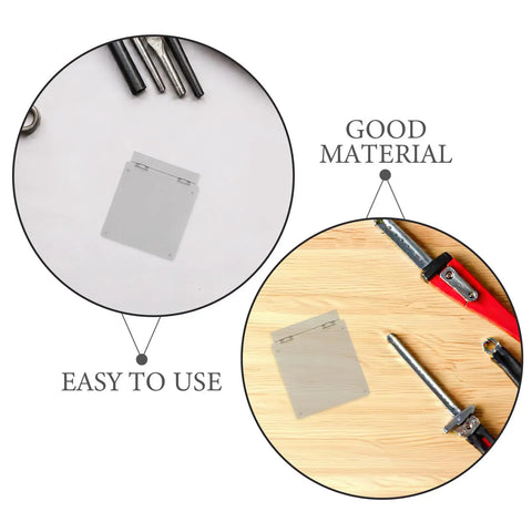 Three Pack Air Conditioning Control Wall Covers 86 Type Power Switch Protective Plates shown with tools in background