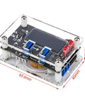 Dope Buck Converter Power Module Adjustable Voltage Regulator From 6V-32V Down To 1.5-32V Up To 5A With LCD Display USB Port