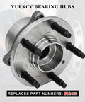 Front And Rear Wheel Bearing Hubs Assembly For 2011 2019 Ford Explorer And 2013 2019 Police Interceptor Utility, 5 Lug, ABS Compatible, Fits Front Or Rear, Replaces 512460, 1 Piece Replacement
