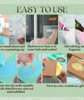 Step-by-step guide to using All In One Soap Making Kit For Adults And Teens with Shea Butter Glycerin Melt And Pour Bases and more.