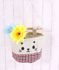 Wall Mounted Hanging Storage Bag Organizer With Solid Wooden Bar For Closets And Doorways Offers Nifty Multi Pockets For Remotes And Keys With Zero Drama Setup, featuring floral decor.